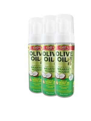ORS Olive Oil Hold & Shine Wrap/Set Mousse